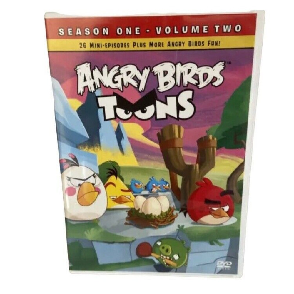 Angry Birds Toons  Season 01  Volume 02 DVD By Angry Birds Toons with tall case